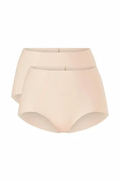 Best Shapingtrusse Smooth Essentials Mid Waist Brief - light support 2-pak Dame Shaping