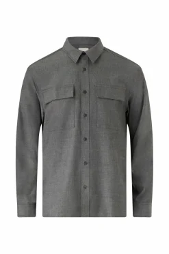Calvin Klein Skjorte LS Melange PV Easy Shirt^ Skjorter