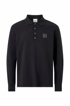 Calvin Klein Sweatshirt LS Double Face Rib Polo^ Sweatshirts & Hoodies