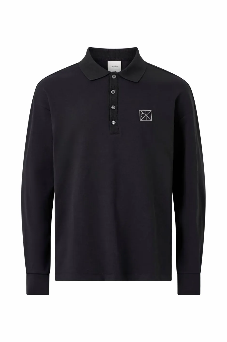 Calvin Klein Sweatshirt LS Double Face Rib Polo^ Sweatshirts & Hoodies