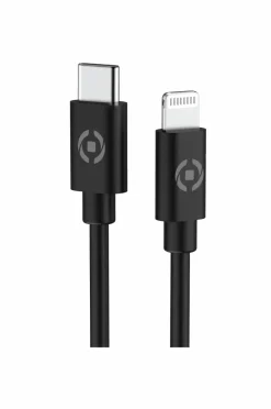 Celly Biloplader Mini USB-C PD 20W + USB-C til Lightning-kabel^ Mobiltelefoner, Tablets & Tilbehør