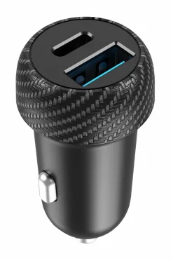 Outlet Biloplader 1xusb-c PD 1xusb-a 35w Mobiltelefoner, Tablets & Tilbehør
