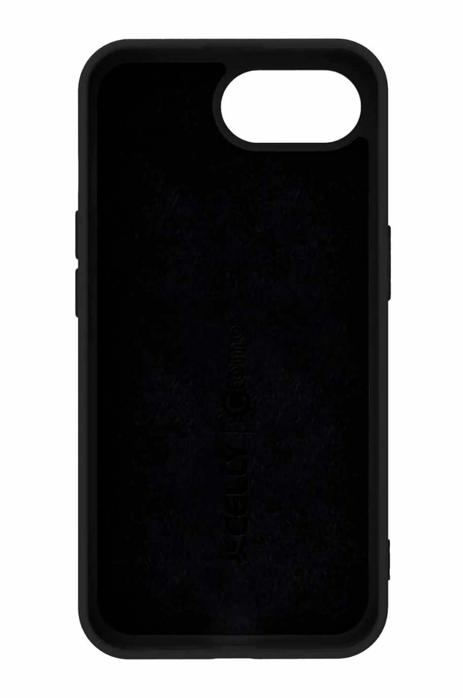 Celly Cromo Soft Rubber Case Iphone SE 4 Sort^ Mobiltelefoner, Tablets & Tilbehør