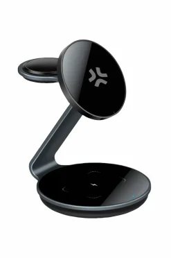 Celly Magstand3in1evo 3-i-1 magnetisk stativ til trådløs opladning 15w^ Mobiltelefoner, Tablets & Tilbehør