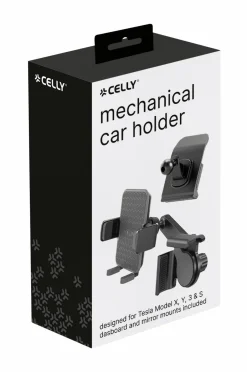 Sale Mobilholder til Tesla Model X, Y, 3, S-skærm + instrumentbræt Mobiltelefoner, Tablets & Tilbehør