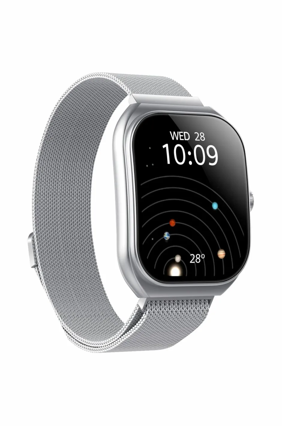 New Smartwatch Trainerwide Milanese Mesh Dame Ure|Træningsredskaber & Udstyr