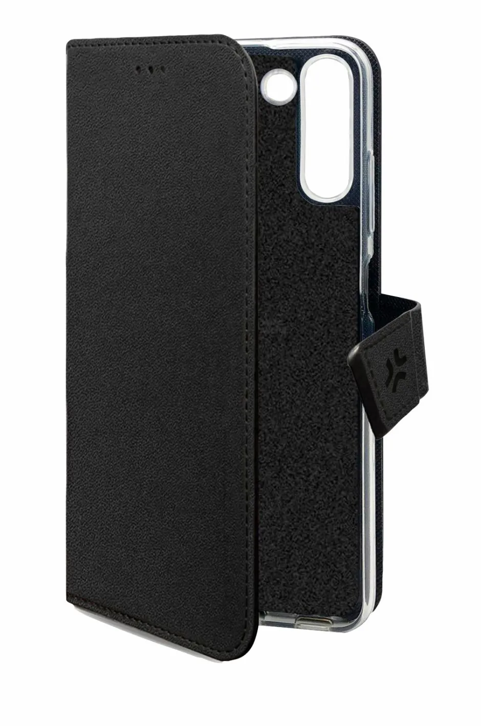Celly Tegnebogetui Wally Wallet Case Galaxy S25+ Sort^ Mobiltelefoner, Tablets & Tilbehør
