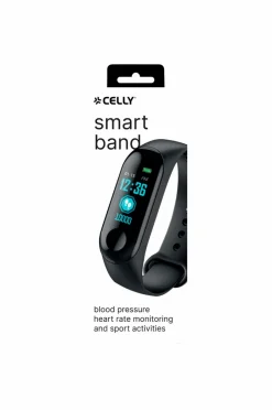 Celly Trainer Smartband Sort^Dame Ure|Træningsredskaber & Udstyr