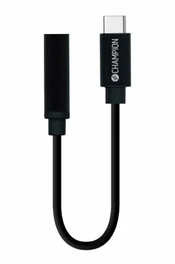 Champion Nordic Adapter USB-C 3,5 mm Dac^ Mobiltelefoner, Tablets & Tilbehør