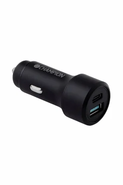 Champion Nordic Biloplader 43 W 2-port^ Mobiltelefoner, Tablets & Tilbehør