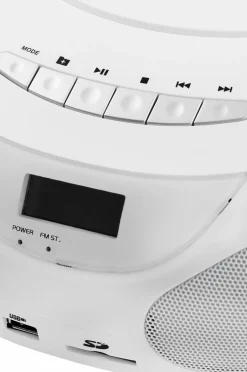 Best Boombox CD/Radio/MP3/USB White ABB200W Tv, Lyd & Det Smarte Hjem