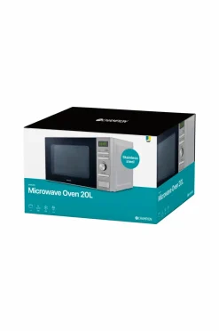 Champion Nordic Mikrobølgeovn 20 liter 700W, Rustfri^ Mikrobølgeovne