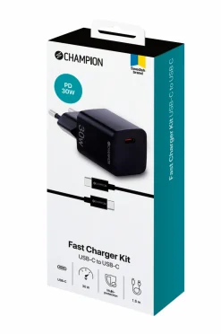 Oplader 30 W + USB-C-kabel Mobiltelefoner, Tablets & Tilbehør