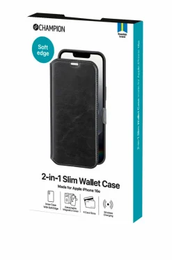 Tegnebogetui 2-in-1 Slim Wallet Iphone 16e Dame Tegnebøger|Mobiltelefoner, Tablets & Tilbehør