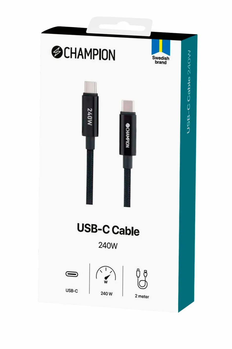 Outlet USB-C kabel 240W 2m Computertilbehør