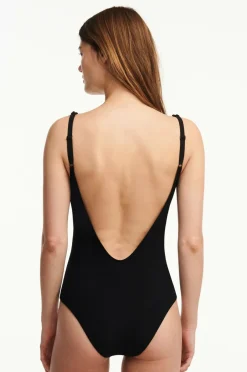 Online Badedragt Emblem Swimwear Full Brief High Waist Dame Badedragter