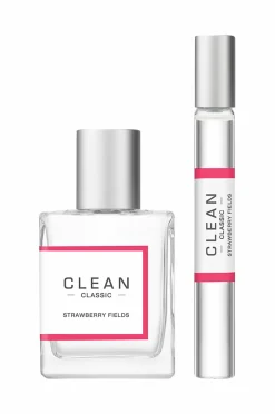 CLEAN Giftbox Classic Strawberry Fields Duo Edp 30 Ml + Rollerball 10 Ml^ Dufte|Gaveæsker