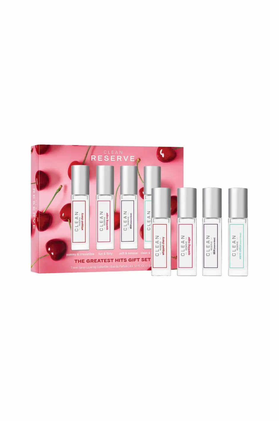 CLEAN Giftbox Reserve Layering Travel Spray Edp 4 X 5 Ml^ Dufte|Gaveæsker