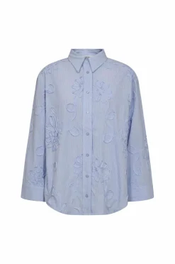 Clearance Skjorte XavierCC Stripe Flower Dame Skjorter & Bluser