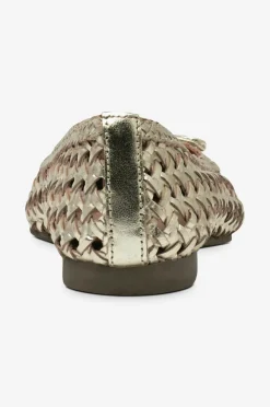 Copenhagen Shoes Ballerinasko ON MY Love Gold^Dame Ballerinasko