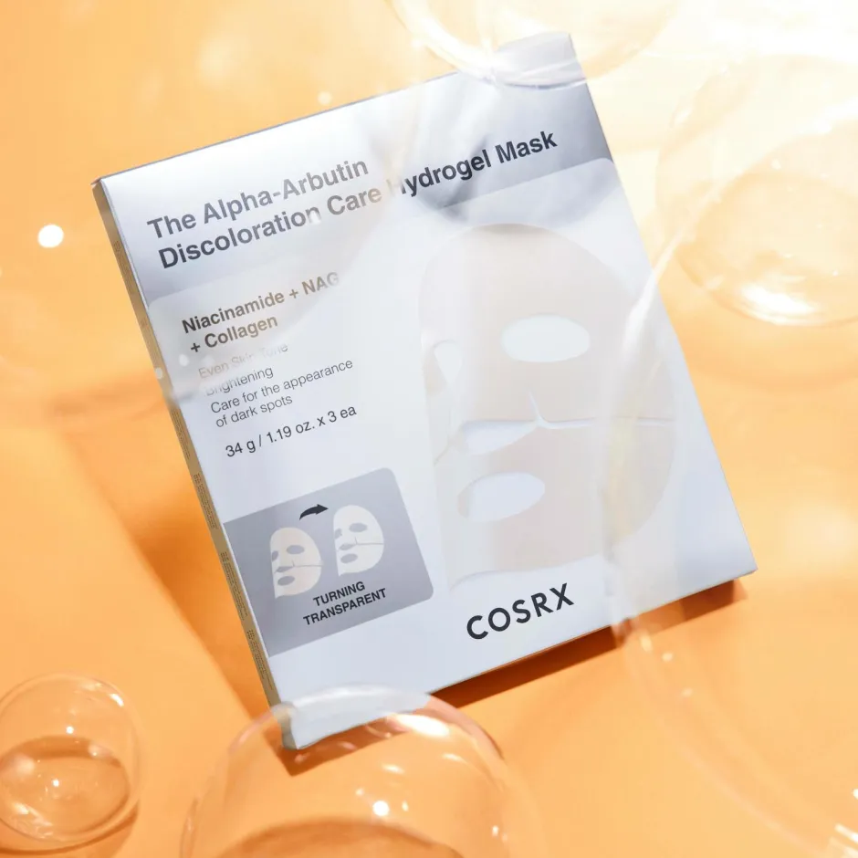 Discount The Alpha-Arbutin Discoloration Care Hydrogel Mask 3 pcs Ansigtspleje|Ansigtspleje