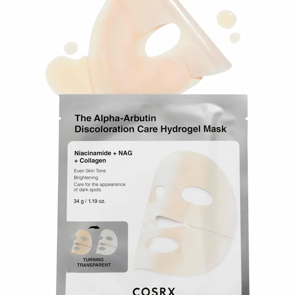 Discount The Alpha-Arbutin Discoloration Care Hydrogel Mask 3 pcs Ansigtspleje|Ansigtspleje