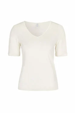Sale Top Short Sleeve i silke Dame Loungewear & Homewear