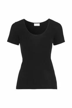 Damella Top Short Sleeve i uld og silke^Dame Loungewear & Homewear