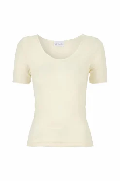 Sale Top Short Sleeve i uld og silke Dame Loungewear & Homewear