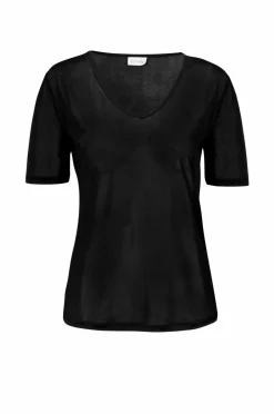 Damella Top Short Sleeve i silke^Dame Loungewear & Homewear