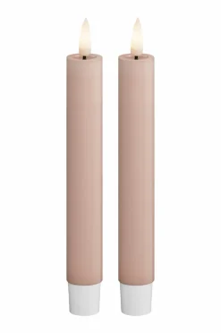 Sale LED Keglelys 2,2x15 cm 2 stk. Lys & Duft