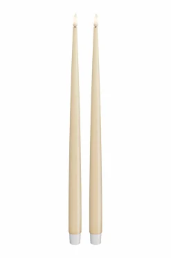 Best LED Taper Candle Shiny 2,2x38 cm 2 stk. Lys & Duft
