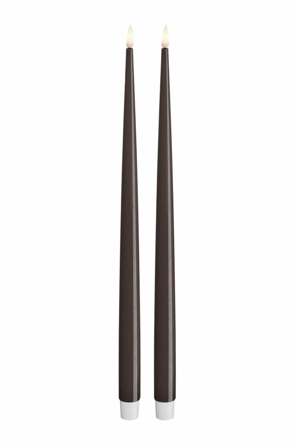 Best LED Taper Candle Shiny 2,2x38 cm 2 stk. Lys & Duft