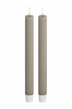 DeluxeHomeart LED-kronelys 2,2x24 cm 2 stk.^ Lys & Duft