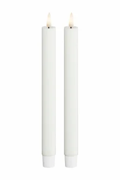 DeluxeHomeart LED-kronelys 2,2x24 cm 2 stk.^ Lys & Duft