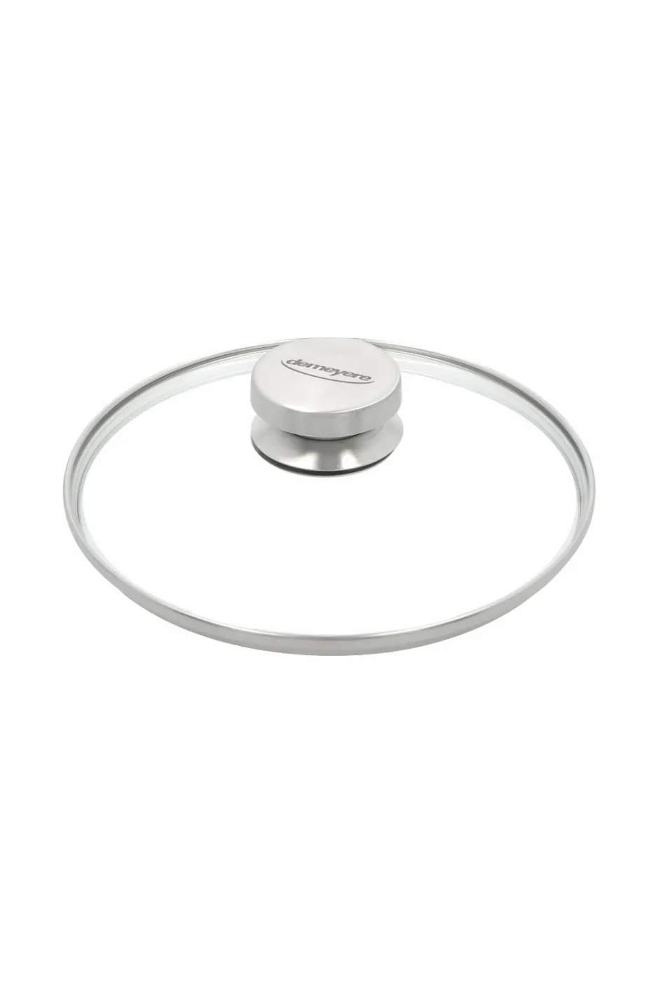 Best Låg 20 cm, glas med stålknop Pander & Gryder