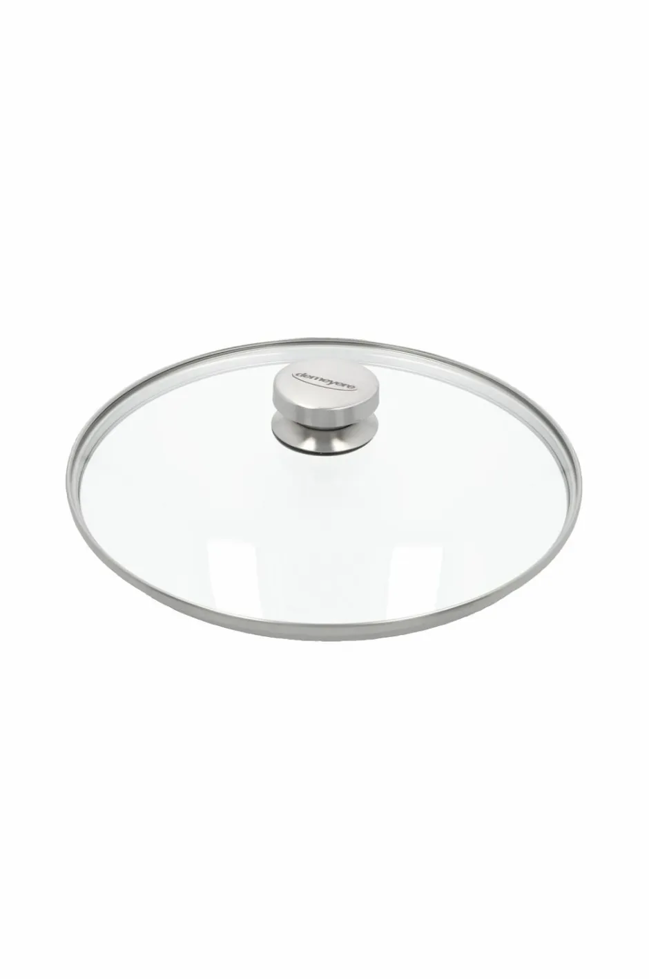 Online Låg 28 cm, glas med stålknop Pander & Gryder