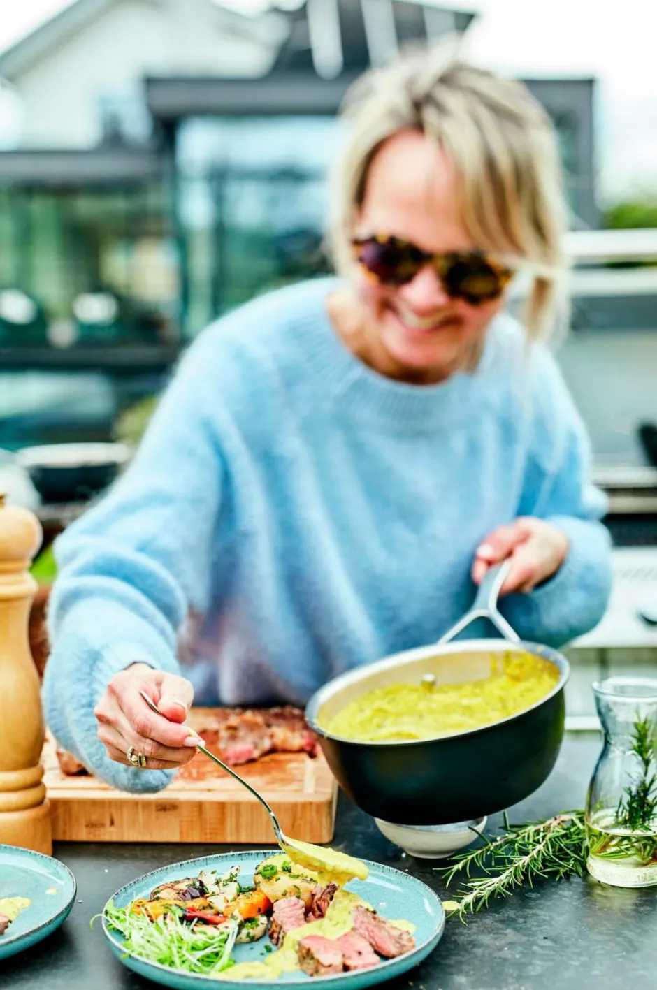 Sale Sauteuse Black 5 med lås 20 cm 2 L Pander & Gryder