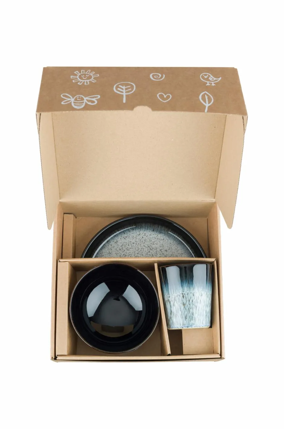 Denby Børneservice Halo 3 dele^Børn Barnevognstilbehør|Made & Trøste