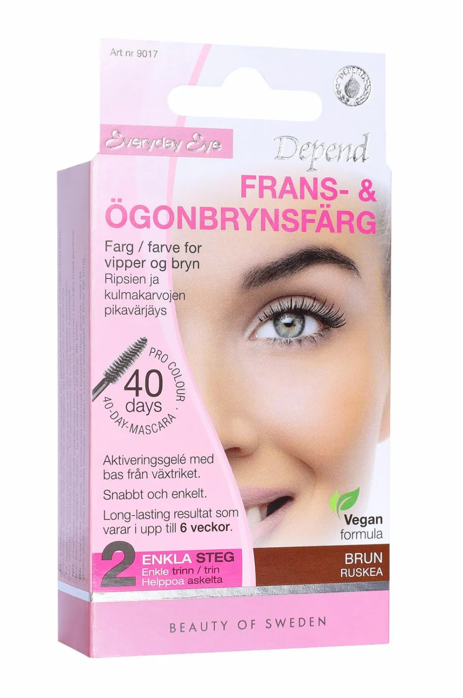Depend Farve til vipper og øjenbryn^ Øjenbryn