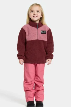 New Fleecetrøje Gosig Halfzip Børn Trøjer & Cardigans