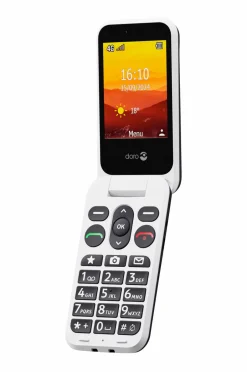Doro Uro Leva L31, grafitgrå/hvid^ Mobiltelefoner, Tablets & Tilbehør