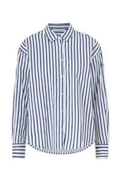 Collection Afslappet skjorte i bomuldspoplin Dame Skjorter & Bluser