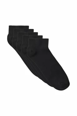 Hot Collection Ankelsokker Sneaker Rib 5-pak Dame Strømper