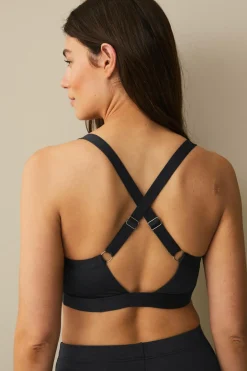 Discount Collection Blød bikinitop med krydset ryg Dame Bikinier & Bikinidele