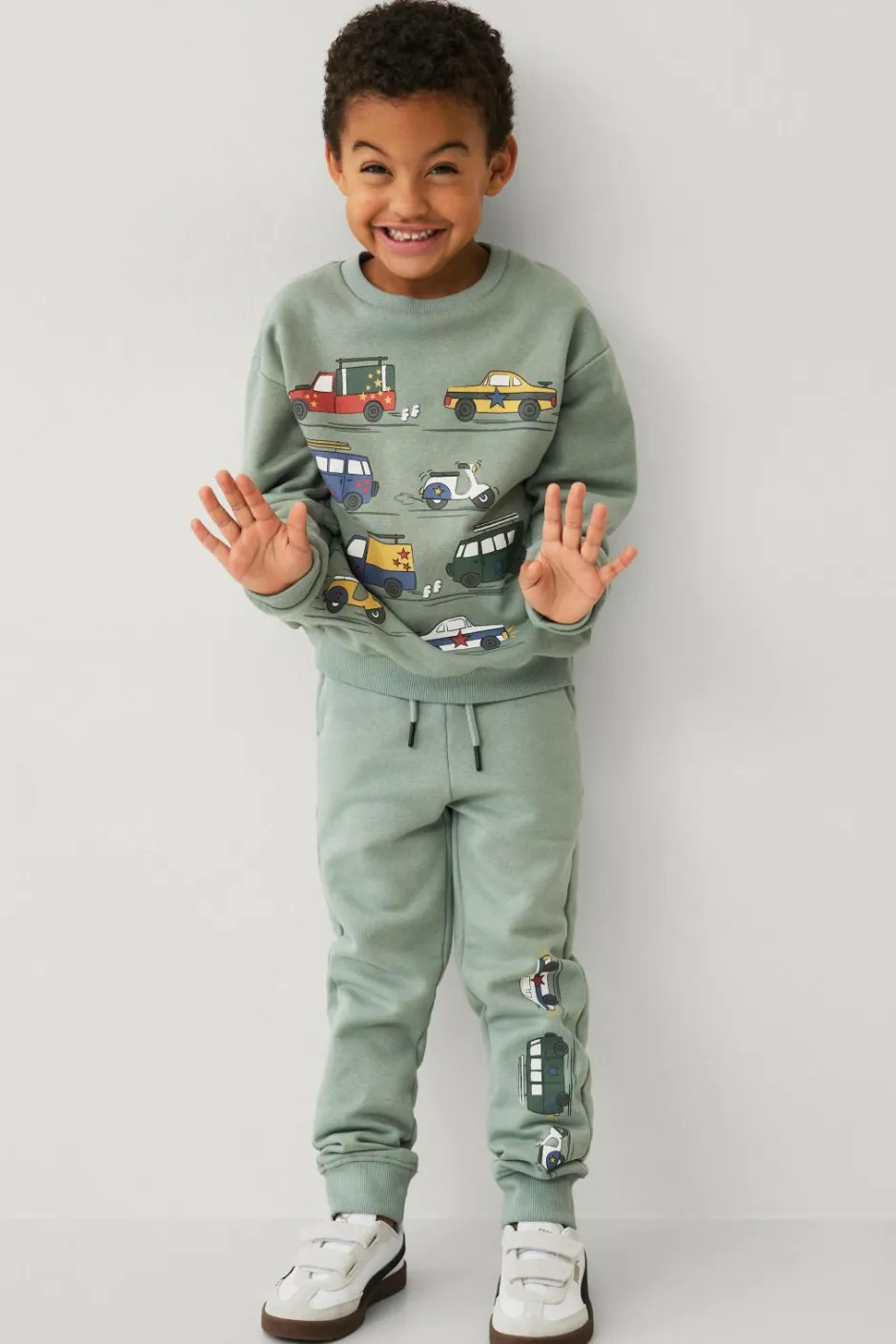 New Collection Bløde bukser med print Børn Bukser & Leggings