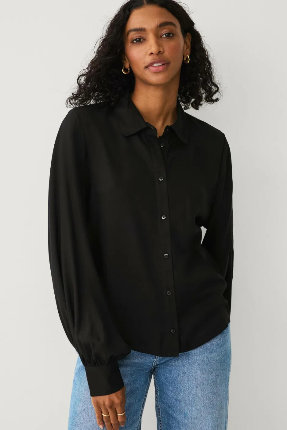 Online Collection Bluse i viskose Dame Skjorter & Bluser