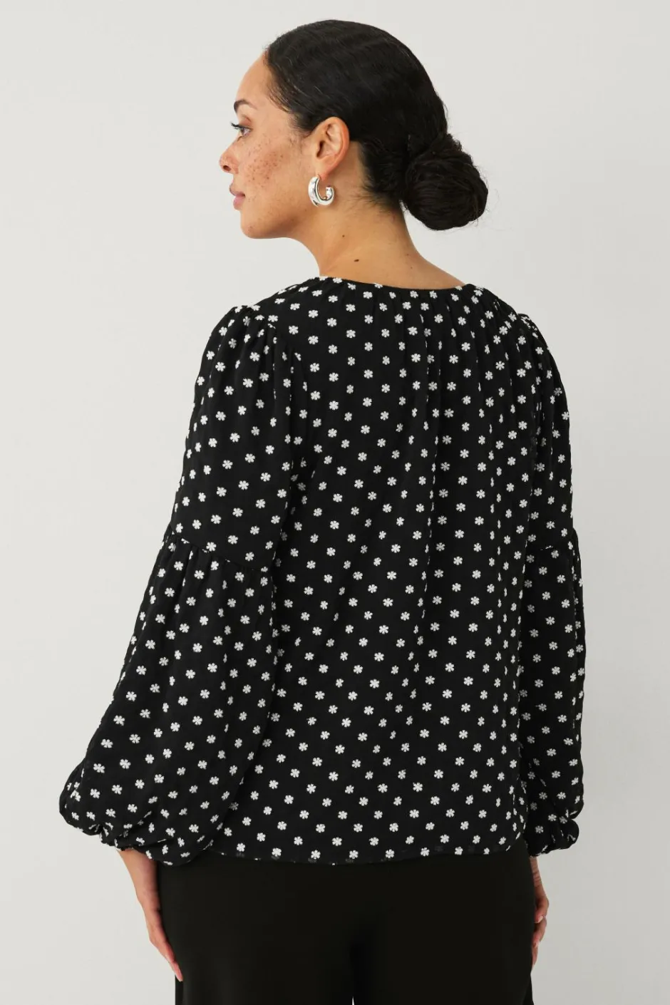 Ellos Collection Bluse med ballonærme^Dame Skjorter & Bluser