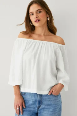 Outlet Collection Bluse uden skuldre Dame Skjorter & Bluser