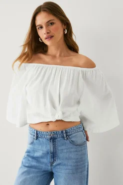 Outlet Collection Bluse uden skuldre Dame Skjorter & Bluser